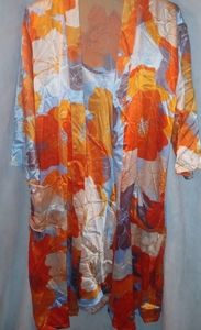 Mei ri yue floral orange robe set